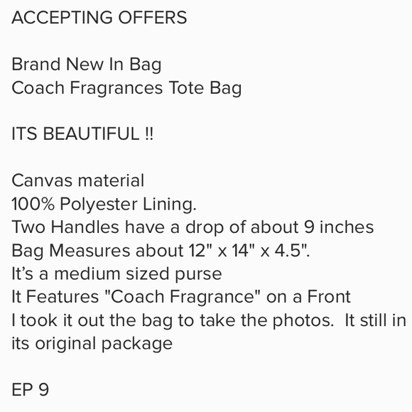 1 LEFT 💖 COACH Pink Glitter Canvas Tote - Picture 7 of 7